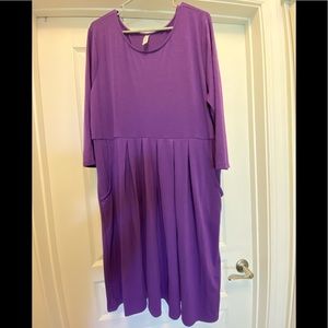 Women’s plus size purple 3x dress